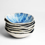 Assiette creuse Onda | Bleu écume