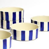 Assiette creuse | Bleu Linhas