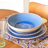 Assiette creuse | Bleu minéral