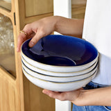 Assiette creuse | Bleu odyssée