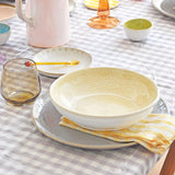 Assiette creuse | Jaune sable