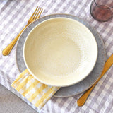 Assiette creuse | Jaune sable