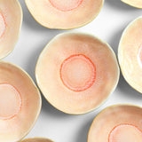 Assiette creuse Onda | Corail doré