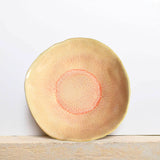 Assiette creuse Onda | Corail doré