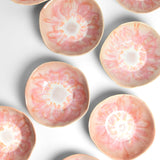 Assiette creuse Onda | Rose anémone