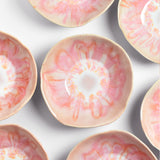 Assiette creuse Onda | Rose anémone