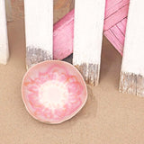 Assiette creuse Onda | Rose anémone