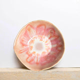 Assiette creuse Onda | Rose anémone