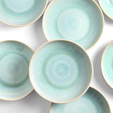 Assiette creuse | Vert minéral