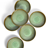 Assiette creuse | Vert rivage