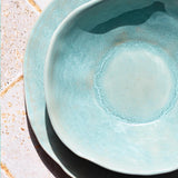 Assiette creuse Onda | Vert d'eau
