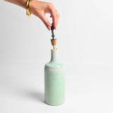 Bouteille d'huile | Vert minéral