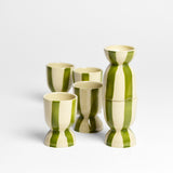 Set de 2 coquetiers | Vert Linhas