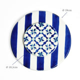 Dessous de verre | Bleu & Vert d'eau Azulejos