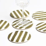 Dessous de verre | Vert Linhas