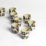 Set de 2 tasses expresso | Léopard