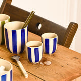 Set de 2 tasses expresso | Bleu Linhas