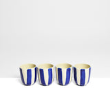 Set de 2 tasses expresso | Bleu Linhas