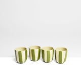 Set de 2 tasses expresso | Vert Linhas