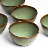 Grand bol rond | Vert rivage