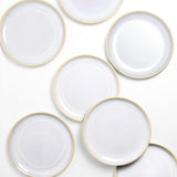 Grande assiette | Blanc nacré