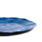 Grande assiette Onda | Bleu abyssal
