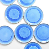 Grande assiette | Bleu minéral