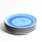 Grande assiette | Bleu minéral