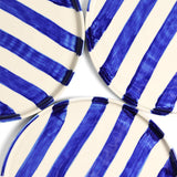 Grande assiette | Bleu Linhas