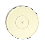 Grande assiette | Bleu Linhas