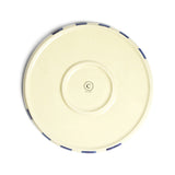 Grande assiette | Bleu Linhas