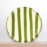 Grande assiette | Vert Linhas