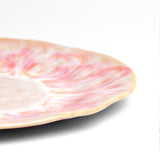 Grande assiette Onda | Rose anémone