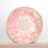 Grande assiette Onda | Rose anémone