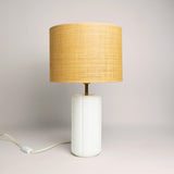 Lampe Luzia | Blanc & Raphia