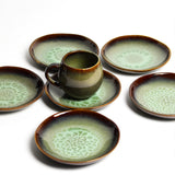 Petite assiette creuse | Vert rivage