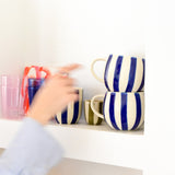 Grand Mug | Bleu Linhas