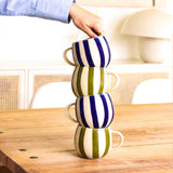 Grand Mug | Bleu Linhas