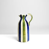 Petit pichet | Bleu & Vert Linhas