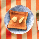 Petite assiette Onda | Cobalt écume