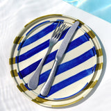 Petite assiette | Bleu Linhas