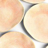 Petite assiette Onda | Corail doré