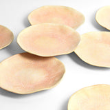 Petite assiette Onda | Corail doré