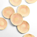 Petite assiette Onda | Corail doré