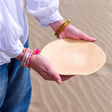 Petite assiette Onda | Corail doré