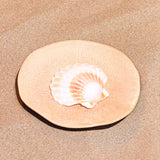 Petite assiette Onda | Corail doré