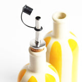 Petite bouteille d'huile | Jaune Linhas