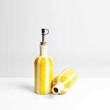 Petite bouteille d'huile | Jaune Linhas