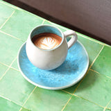 Petite assiette creuse | Bleu água