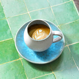 Petite assiette creuse | Bleu água